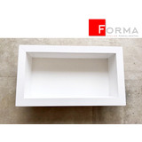 Nicho Porcelanato Esmaltado 50x30x10 Branco São Paulo