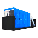 Nicho Prateleira Para Dvds Cds Kit Com 2 Peças Em Mdf