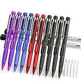 Nicpro Conjunto De Lápis Mecânicos Artísticos De 0 7 Mm 10 Peças De Lápis De Grafite Coloridos Apagáveis E De Clique Rápido Com 5 Refis De Grafite HB De Tubos 10 Refis De Borracha Para Esboços 