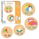 Nig Brinquedos Crescer Sílabas Em Madeira 40 Peças