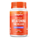 Night Calm Melatonina Time Release 120 Comprimidos Biogens