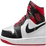 Nike Air Jordan 1 Tênis Masculino Médio Vermelho Preto Branco Vermelho Academia Preto 42 BR