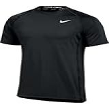 Nike Camisa Masculina De Treino De Manga Curta Pro Slim, Preto, Gg