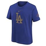 Nike Camiseta Juvenil Los Angeles Dodgers 2025 Gold Collection Com Logotipo Principal