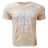 Nike Camiseta Masculina Com Logotipo Just Do It Big- Coral Claro-branco- M