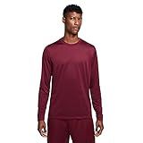 Nike Dri FIT Legend Camiseta Masculina De Manga Comprida Beterraba Escura Preto 3G