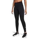 Nike Dri FIT One Women S Mid Rise Leggings Tights DD0252 010 Size XL Black White