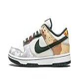 Nike Dunk Low SE Sail Multi Camo DH0957 100 Masculino Vela Verde Vintage Orang Total 39
