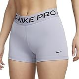 Nike Shorts De Treino Feminino Pro 7,6 Cm, Indigo Haze/preto, M