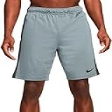 Nike Shorts De Treino Masculino Dri Fit Knit Hybrid 23 Cm Cinza 3X