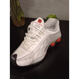 Nike Shox R4 Branco vermelho