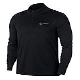 Nike Superset Camiseta Masculina De Treinamento De Manga Comprida Com Zíper 1 4 Game Royal Preto