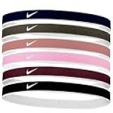 NIKE Swoosh Bandanas Esportivas Pacote Com 6 RES Stardust Roxo Branco