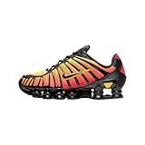 Nike Tênis Masculino Shox TL AV3595 004 Preto Amarillo Vermelho Universitário Preto Preto Amarillo University Red Black 37