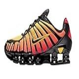 Nike Tênis Masculino Shox TL AV3595 004 Preto Amarillo Vermelho Universitário Preto Preto Amarillo University Red Black 37
