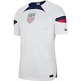 Nike USA Home Camisa Masculina Autêntica Da Copa Do Mundo De Futebol 22 23  Branco  M