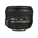 Nikon Af S Fx Nikkor 50Mm F 1 4G Lente Com Foco Automático Para Câmeras Dslr Preto