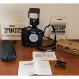 Nikon F90x Grip Mb10 Tampa Mf26 Lente 50 1 8 Sem Flash
