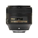 Nikon Lente Fixa AF S NIKKOR 85 Mm F 1 8G Com Foco Automático Para Câmeras Nikon DSLR