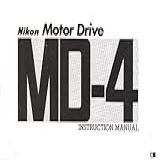 Nikon Motor Drive MD 4 Original Instruction Manual