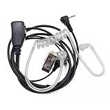 Nilbas Fone De Ouvido Para Radio Comunicador Motorola Microfone Talkabout PTT Lapela Silicone Walkie Talkie Auricular Tubo Acustico T210 T402 T470 T460 P1 Tubo Acústico 