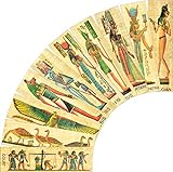 NileCart Pacote Com 10 Marcadores De Livro Papiro Egípcio Feitos No Egito Com Antigos Deuses Egípcios Reis Egípcios E Rainhas 