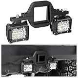 Nilight 2 Unidades De Cápsulas De LED De 10 Cm 60 W Com Suportes De Montagem De Engate De Reboque De 5 Cm Barra De Luz Traseira Para Caminhonete ATV SUV Caminhão E Barco