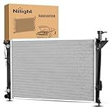 Nilight Radiador Para Hyundai Santa Fe 2010 2011 2012 2013 2014 2015 2016 2017 2018- Santa Fe XL 2013-2019- Kia Sorento 2011-2015 2-4L 3-3L 3-5L