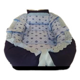  Ninho Bebê Alças +travesseirinho( Coroa Azul Marinho #ll)