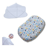 Ninho Casulinho Sensorial Para Bebe Com Mosquiteiro
