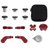NINKI Compatível 13 Em 1 Xbox Elite Controller Series 2 Acessórios De Metal Thumbsticks Inclui 1 Ferramenta 2 D Pads Padrão 4 Paddles 6 Joysticks Magnéticos Trocadores Peças De Substituição Para