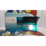 Nintendo 3ds Standard Cor Aqua Blue Impecável Na Caixa Completo