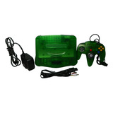 Nintendo 64 Console Serie Sabores Verde Kiwi Pronto Jogar Funcionando Perfeitamente Acompanha Fonte Controle E Cabo Loja Fisica Rj