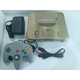 Nintendo 64 Controle Fonte Av Jogo Brinde