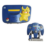 Nintendo 64 Pikachu Americano Funcionando Perfeitamente