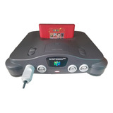 Nintendo 64 Standard Cor Preto 1 Controle Fita Everdrive Com Todos Os Jogos Incluso Fonte 127v E Cabo Audio E Vídeo 