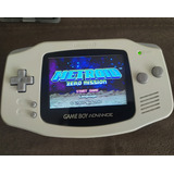 Nintendo Game Boy Advance Tela Ips V3 Cor Branca   Jogos   Case   Everdrive