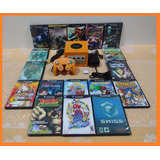 Nintendo Game Cube Orange Com Xeno 2 0 Memory Card E 16 Jogos