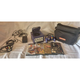 Nintendo Gamecube 1 Controle 4 Jogos tudo Original Bolsa Para Carregar Manuais ver Fotos Revisado E Testado