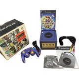 Nintendo Gamecube Dol 001 Usa Indigo Cx Berço Jogo