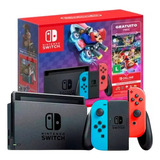 Nintendo Switch 32gb 6 2 Mario Kart 8 Deluxe E 3 Meses Assinatura Nintendo Switch Online