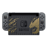 Nintendo Switch 32gb Monster Hunter Rise Deluxe Edition Cor Cinza, Preto E Dourado