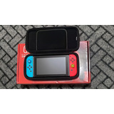 Nintendo Switch 32gb Standard Cor Vermelho néon Azul néon E Preto