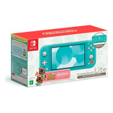 Nintendo Switch Lite Turquesa 32gb Jogo Animal Crossing