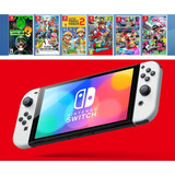 Nintendo Switch Oled 64 Gb 2 Jogos Receba Hoje Sp