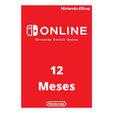 Nintendo Switch Online 12 Meses Código De 16 Dígitos