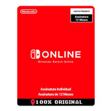 Nintendo Switch Online 12 Meses Pronta