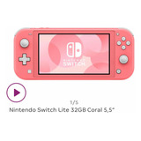 Nintendo Switch Rosa Com Nota Fiscal