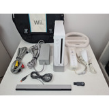 Nintendo Wii Branco Completo Com Bolsa