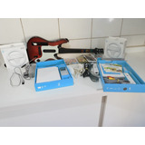 Nintendo Wii Standard Completo Com Guitarra